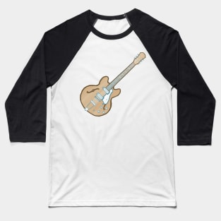 Semi acoustic guitar Baseball T-Shirt